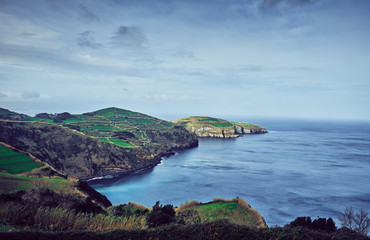 Wall Mural - Picturesque landscape on the island of Sao Miguel, Azores.