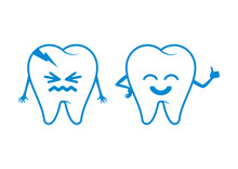 Tooth Cartoon Illustration Cute Free Stock Photo - Public Domain Pictures