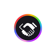 Sticker - Hand Shake -  App Icon