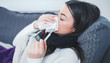 © mitarart - Young ill woman at home