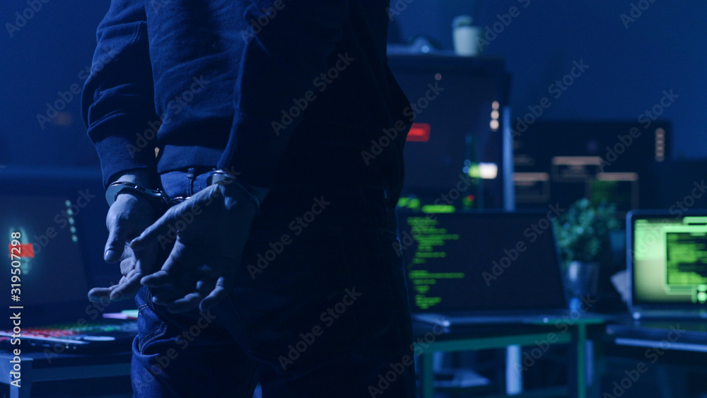 Hacker Switching Off A Computer Dangerous computer hacker arrested by cyber security forces in the ...