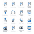 This set contains dental icons (restorative dentistry), that can be used for designing and developing websites, as well as printed materials and presentations.