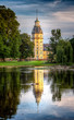 The Castle in Karlsruhe, Germany, Reflecting in a Pond