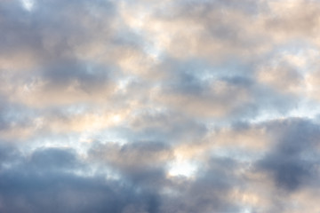  bright sky with clouds and glare from the sun's rays