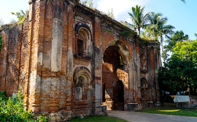 An abandoned Palace gate at Murshidabad West Bengal India