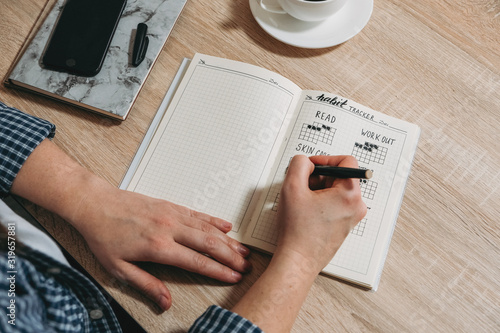 Fotografía Bullet Journal Habit Tracker
