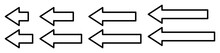 Arrow Outline. Arrow Outline Icon . Arrow Outline Vector.