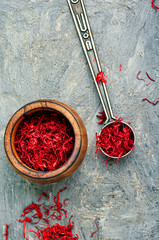 Wall Mural - Heap of saffron threads