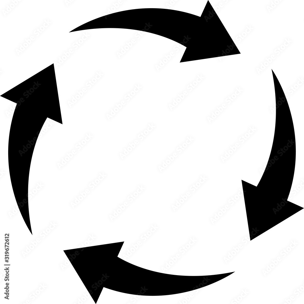 hot air circulation icon - vector illustration Stock Vector | Adobe Stock