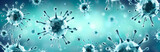 Fototapeta  - Corona Virus - Microbiology And Virology Concept - 3d Rendering