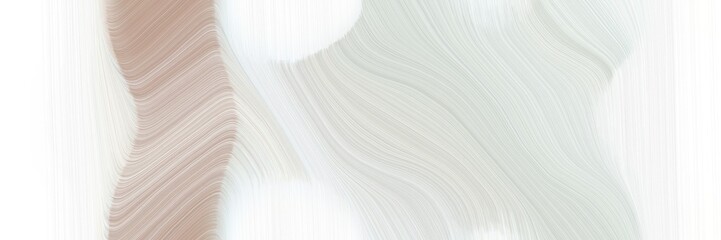 Aufkleber - moving header design with beige, rosy brown and silver colors. dynamic curved lines with fluid flowing waves and curves