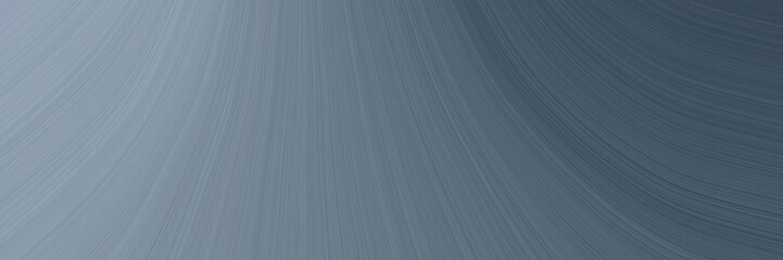 Aufkleber - flowing designed horizontal banner with dim gray, dark gray and dark slate gray colors. dynamic curved lines with fluid flowing waves and curves