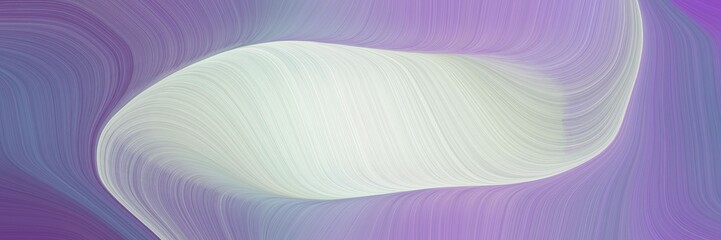 Aufkleber - flowing header design with pastel purple, light slate gray and light gray colors. dynamic curved lines with fluid flowing waves and curves