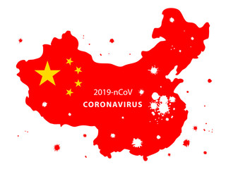 map of china coronavirus infographics vector virus infection 2019 ncov