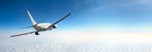 Passenger Airplane Flying