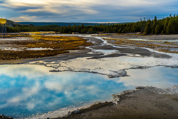 Wall Mural - Norris Geyser Basin landscapes, Yellowstone