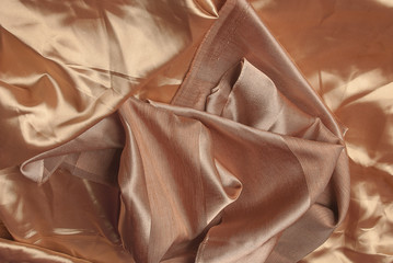 texture of silk fabric unusual folds