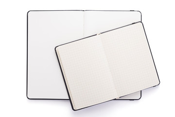 Canvas Print - notepad or notebook paper at white background