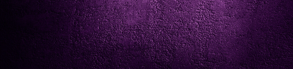 Wall Mural - Bright purple grunge background. Colorful web banner. Toned texture of a rough concrete wall surface. Copy space for your design.