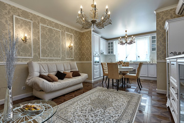 kitchen living room