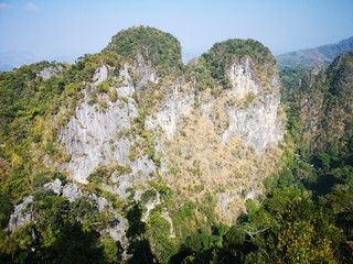 Tigerhöhlen tempel Krabi Thailand, Stufen