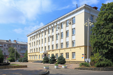 House of trade unions in the Russian city of Krasnodar