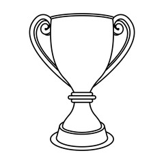 Poster - trophy cup award isolated icon