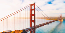 San Francisco's Golden Gate Bridge From Marin County