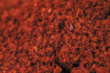 Chilli powder red macro background image