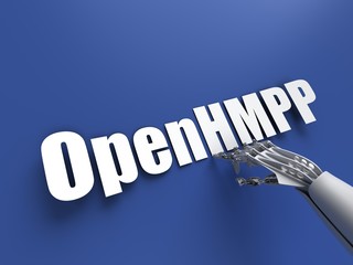 Wall Mural - openhmpp acronym (open hybrid multicore parallel programming)