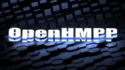 Wall Mural - openhmpp acronym (open hybrid multicore parallel programming)