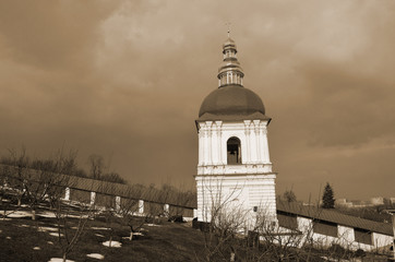 Wall Mural - Pechersk Lavra monastery in Kiev