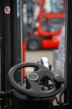 Steering Wheel Forklift Truck, Detail View