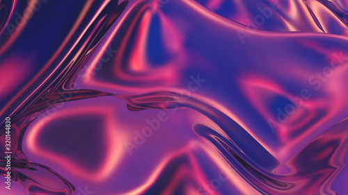 Cuadros en Lienzo Abstract digital background with smooth gradients in trendy colors