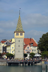 Wall Mural - Hafen in Lindau mit Mangturm