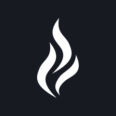 Aufkleber - Hot steam icon template color editable. Set of smoke vector icon. Aroma smell set symbol vector sign isolated on white background illustration for graphic and web design.