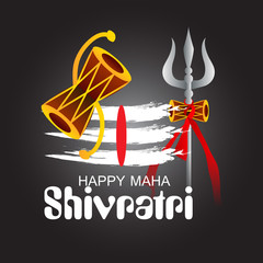 Canvas Print - HAPPY MAHA SHIVRATRI