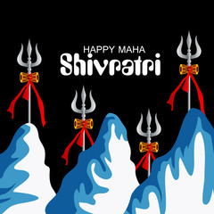 Wall Mural - HAPPY MAHA SHIVRATRI