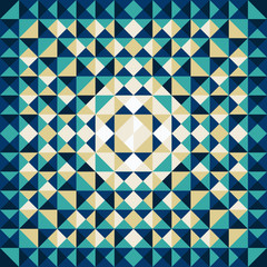 Wall Mural - triangle background, colourful mosaic backdrop. geometric vector background.