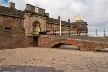 Wall Mural - Perch Rock Lighthouse at New Brighton on the Wiial