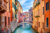 Fototapeta Paryż - Canal in Venice, Italy