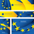 Abstract European Flag, EU Artwork (Vector Art)