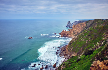 Wall Mural - Cape Roca or Cabo da Roca in Portugal.