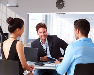 Canvas Print - Business meeting