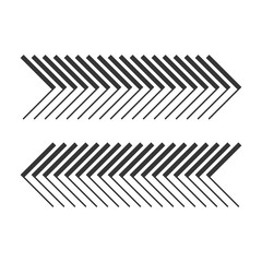 Wall Mural - arrows set - vector.