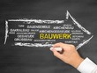 canvas print picture - Bauwerk