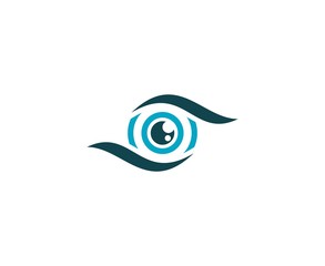 Wall Mural - eye logo