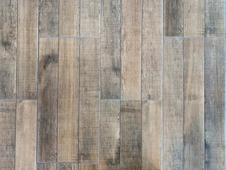 Vintage wooden floor of plank background.