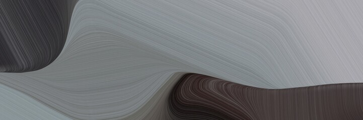 Leinwandbilder - card background graphic with light slate gray, very dark blue and dark slate gray color and smooth swirl waves background design