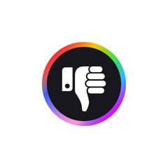 Wall Mural - Thumbs Down -  App Icon